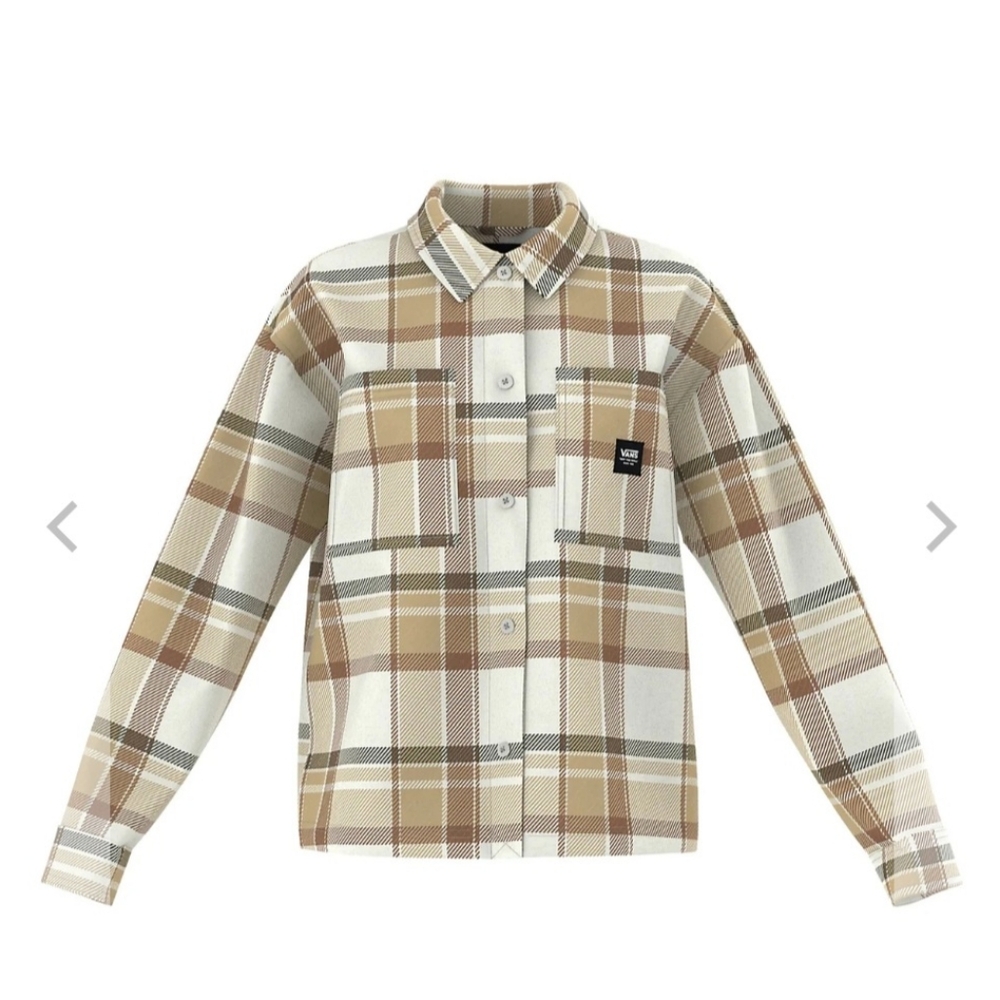 Vans Maty Plaid Woven Work Jacket *NWT*